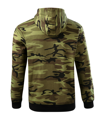 Pánska army mikina na zips Camo Zipper Adler