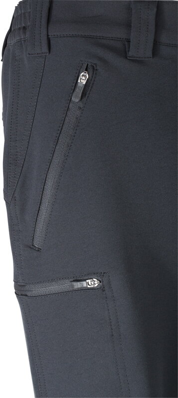 Dámske čierne rýchloschnúce outdoorové nohavice James & Nicholson